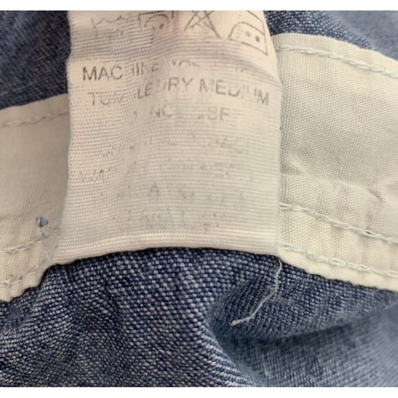 Key Imperial Size 40x26 Overalls Distressed Medium Wash Denim Adjustable Mens - Picture 9 of 11